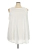 Torrid White Sleeveless T-Shirt Size 5X Plus (5) - photo 1
