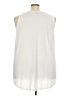 Torrid White Sleeveless T-Shirt Size 5X Plus (5) - photo 2