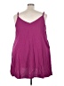 Torrid 100% Rayon Purple Sleeveless Blouse Size 5X Plus (5) - photo 2