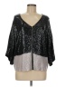 Tempo Paris Silver 3/4 Sleeve Blouse Size M - photo 1