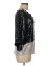 Tempo Paris Silver 3/4 Sleeve Blouse Size M - photo 4