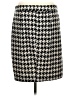 Elle Houndstooth Black Casual Skirt Size 8 - photo 2