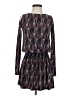 Veronica M. Print Black Casual Dress Size S - photo 1