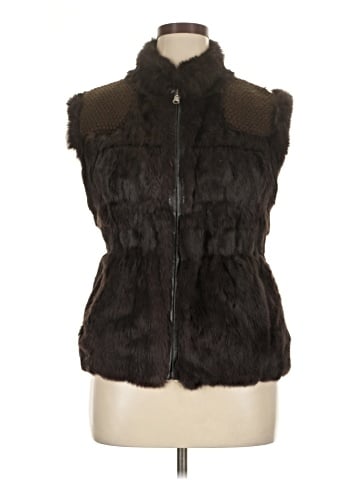 Linda Richards Faux Fur Vest (view 1)
