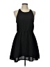 Freebird Solid Black Casual Dress Size L - photo 1