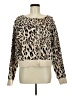 A New Day Animal Print Tan Pullover Sweater Size M - photo 1