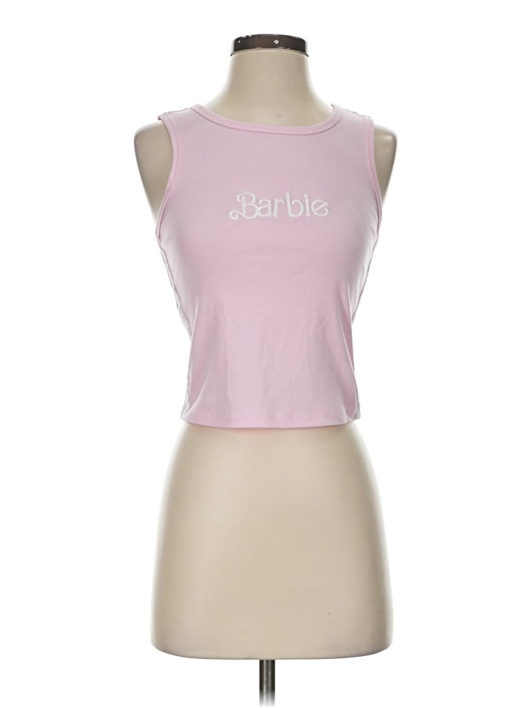 Pre-owned Barbie Sleeveless T-shirt In Pink