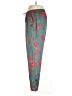 PrettyLittleThing 100% Polyester Floral Teal Casual Pants Size 10 - photo 5