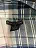 Preswick & Moore 100% Polyester Plaid Blue Long Sleeve Blouse Size 3X - photo 7