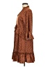 Unbranded 100% Polyester Polka Dots Brown Casual Dress Size M - photo 5