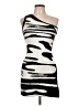 Shein Graphic Silver Cocktail Dress Size L - photo 1