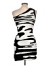 Shein Graphic Silver Cocktail Dress Size L - photo 2