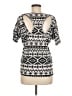 Urban X 100% Polyester Silver Short Sleeve Turtleneck Size M - photo 2
