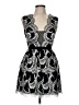 BCBGMAXAZRIA Print Black Cocktail Dress Size 6 - photo 1
