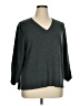 Roz & Ali 100% Acrylic Gray Pullover Sweater Size 1X - photo 1