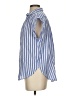 H&M Stripes Blue Short Sleeve Blouse Size XS - photo 5