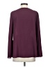 Maison Jules 100% Polyester Burgundy Long Sleeve Blouse Size S - photo 2