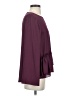 Maison Jules 100% Polyester Burgundy Long Sleeve Blouse Size S - photo 4