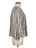 Current Air Silver Long Sleeve Blouse Size M - photo 4
