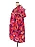Impressions 100% Rayon Pink Short Sleeve Blouse Size L - photo 5