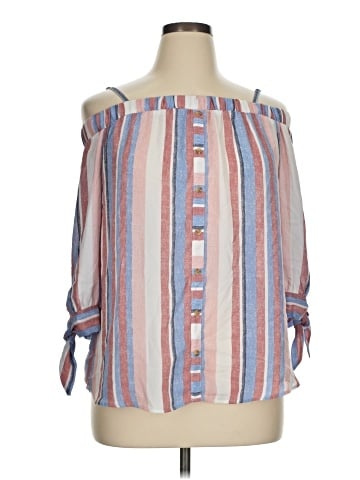 Iz Byer 3/4 Sleeve Blouse (view 1)