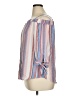 Iz Byer 100% Polyester Blue 3/4 Sleeve Blouse Size XL - photo 5