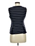 Ann Taylor Blue Sleeveless Top Size M - photo 2