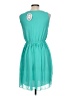 Opullence 100% Polyester Solid Teal Cocktail Dress Size L - photo 2