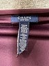 Chaps Solid Burgundy Cocktail Dress Size 18W - photo 6