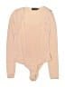 PrettyLittleThing Tan Bodysuit Size 4 - photo 1