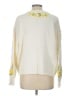 Tiny 100% Cotton Floral Ivory Pullover Sweater Size L - photo 2