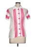 Unbranded Pink Short Sleeve Blouse Size L - photo 1