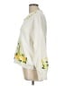 Tiny 100% Cotton Floral Ivory Pullover Sweater Size L - photo 5