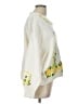 Tiny 100% Cotton Floral Ivory Pullover Sweater Size L - photo 4