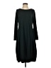 Chalet Solid Black Casual Dress Size S - photo 1