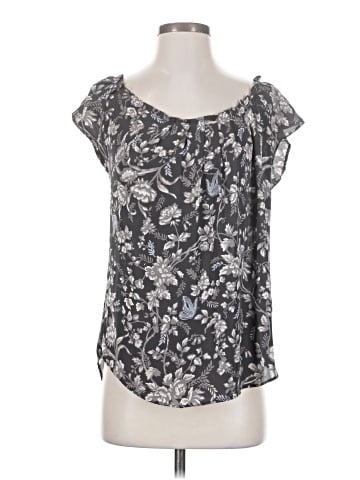 Lauren Conrad Short Sleeve Blouse (view 1)