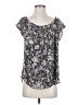Lauren Conrad 100% Polyester Gray Short Sleeve Blouse Size S - photo 1