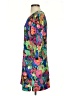 HD in Paris 100% Polyester Print Blue Casual Dress Size S - photo 5