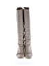 Zara Basic 100% Leather Ivory Boots Size EU 40 - photo 2