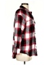 Zara TRF Plaid Red Long Sleeve Button-Down Shirt Size S - photo 4