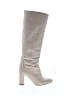 Zara Basic 100% Leather Ivory Boots Size EU 40 - photo 1