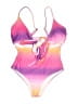 Pink Lily Tie-dye Pink One Piece Swimsuit Size S - photo 1