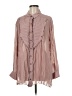 Pilcro Pink Long Sleeve Blouse Size M - photo 1