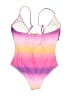 Pink Lily Tie-dye Pink One Piece Swimsuit Size S - photo 2