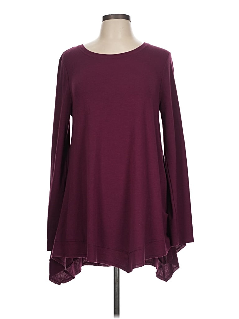 Pre-owned Cupio Long Sleeve T-shirt In Burgundy