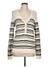 Lilla P Stripes Ivory Pullover Sweater Size L - photo 1