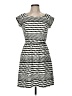 AB Studio Stripes Black Casual Dress Size M - photo 1