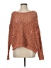 Nicole Miller Artelier 100% Polyester Orange Pullover Sweater Size M - photo 1