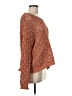 Nicole Miller Artelier 100% Polyester Orange Pullover Sweater Size M - photo 4