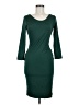 Unbranded Solid Green Casual Dress Size M - photo 1
